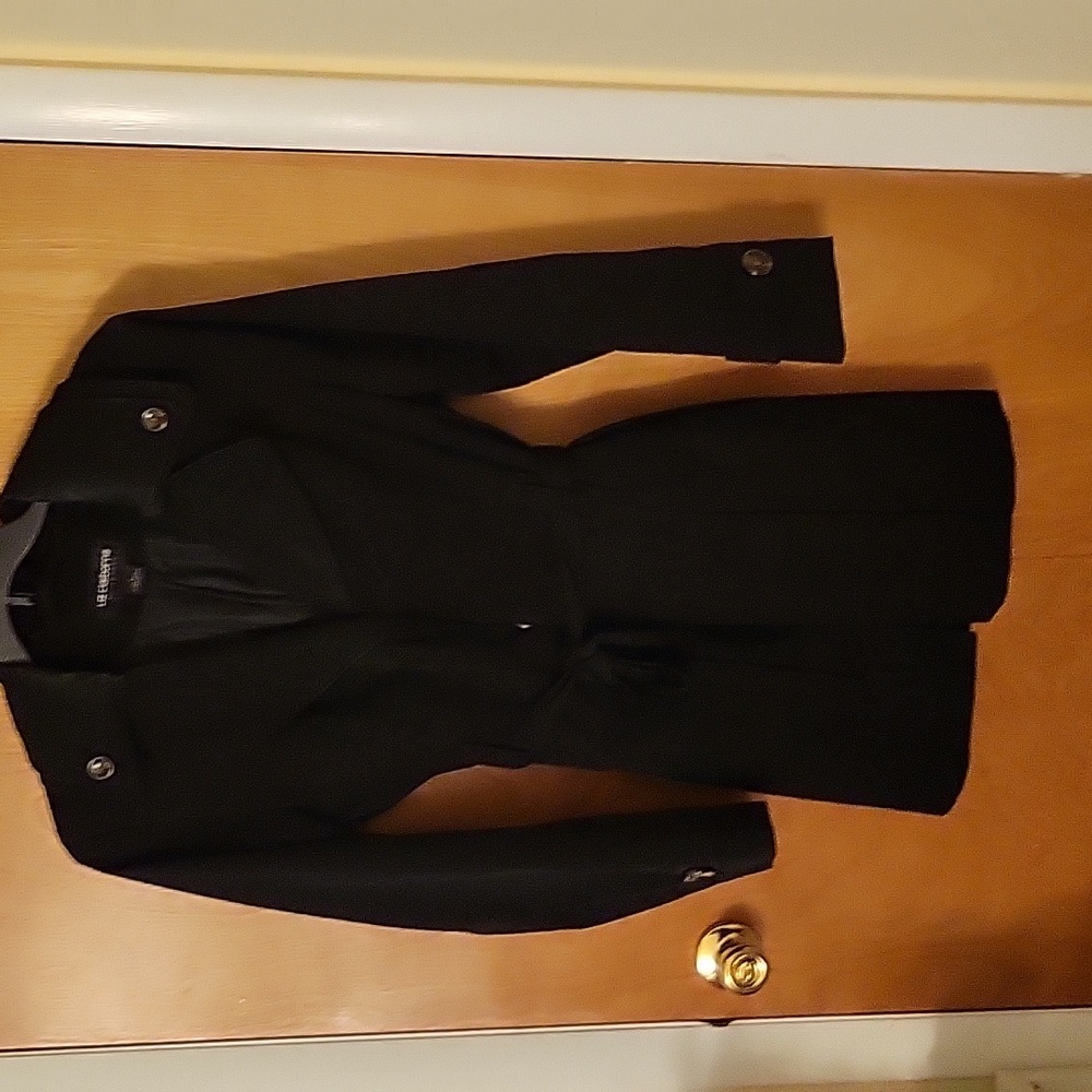 Liz Claiborne hooded, belted,trench coat size L
